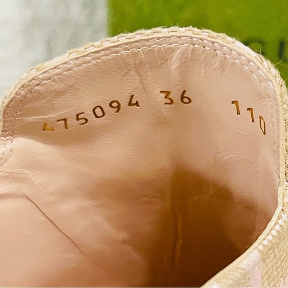 Gucci Jumbo GG Princetown Mules Slippers Perfect Pink Size 36 Canvas/Leather - Picture 8 of 16